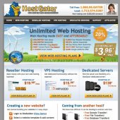 HostGator Home Page